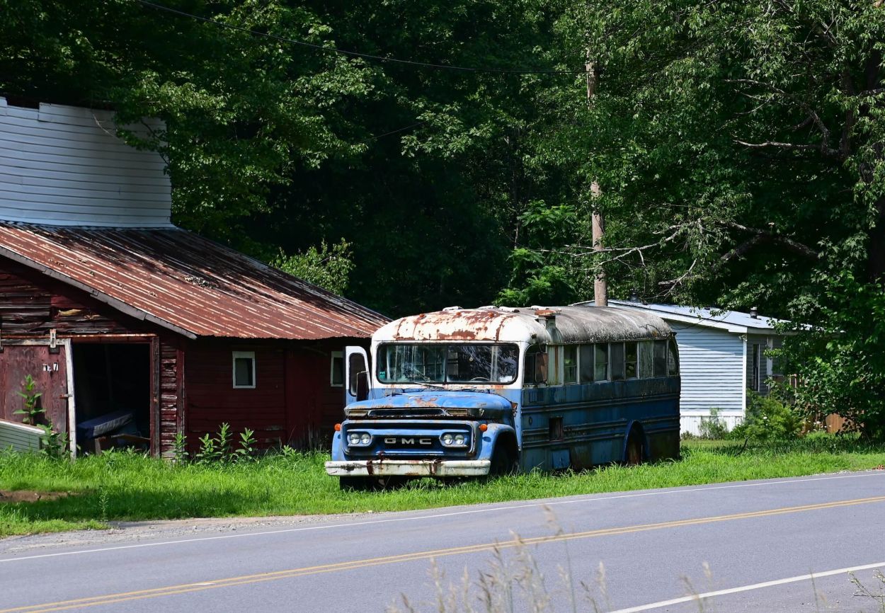 From Corinth Beach and Back - Jennifer Kietzman, Old School Bus