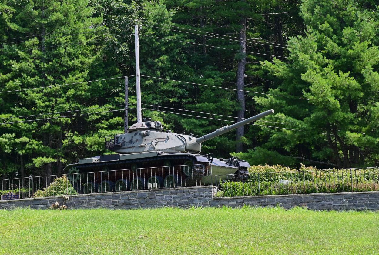 From Corinth Beach and Back - Jennifer Kietzman, Tank at the Corinth Veterans Memorial Park