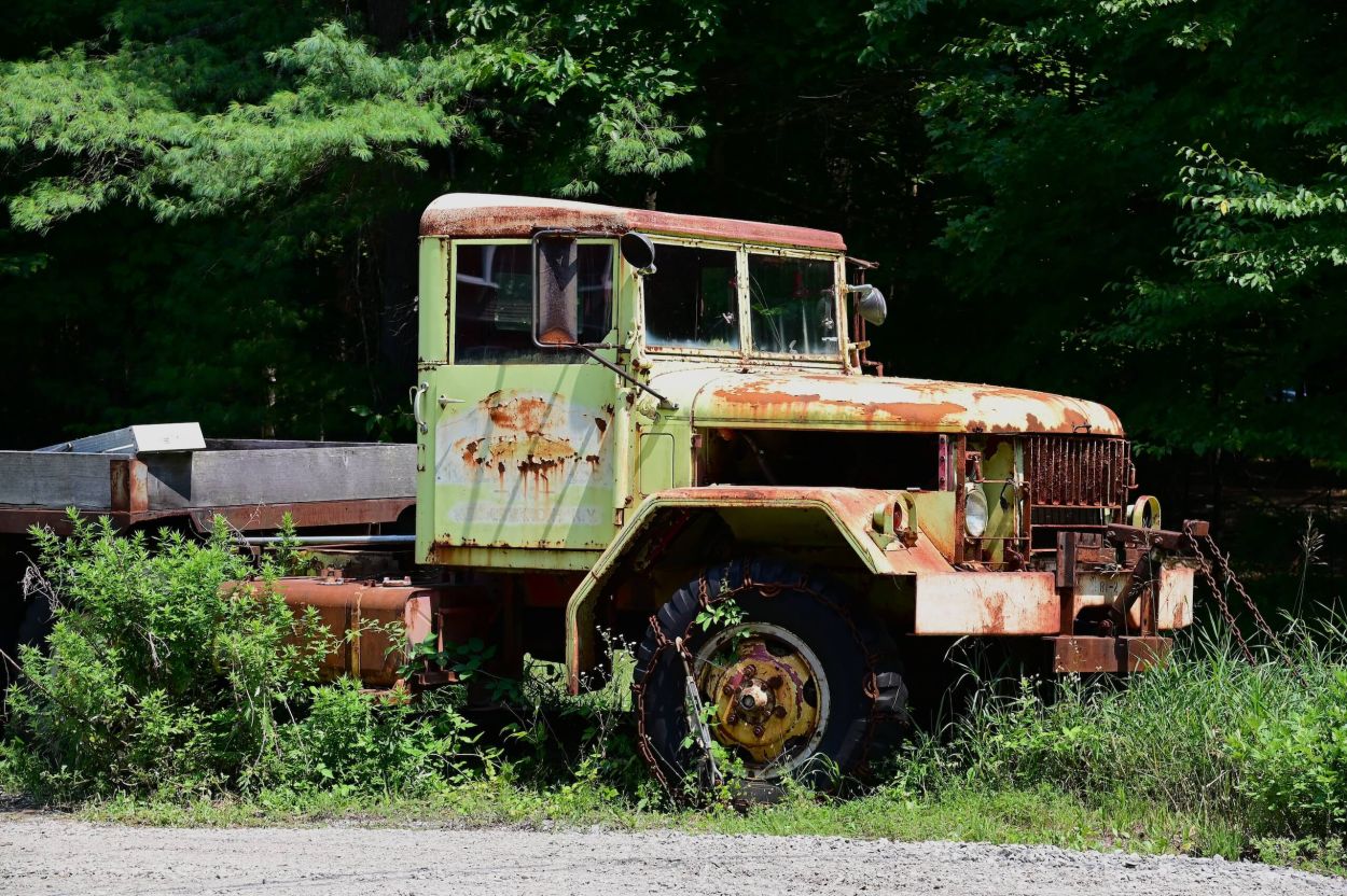 From Corinth Beach and Back - Jennifer Kietzman, Rusted Truck