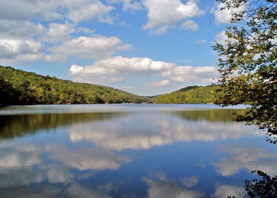 Photo from Moreau Lake State Park.